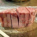 焼肉 はせ川 - 柔らかひれ肉焼き
