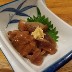 Hokkaidou Sakana Ichizu Chokuei Uodonya - 北海道イカの沖漬 580円