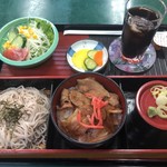 七五食堂 - ざるそば・焼肉御膳 750円