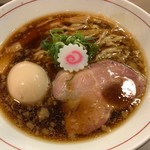 横浜中華そば 維新商店 本店 - 味玉そば(並) (\790)