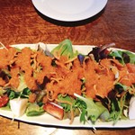 手打ち蕎麦 三乗 - 揚げ蕎麦サラダ