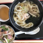 手打ちうどん こころ - たこ飯セット