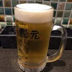 鶏匠 松元 - ビール