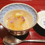 銀座 しのはら - 伊勢海老の紹興酒漬けとウニの小丼