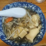 みなと食堂 - せんべい汁、、いいお味でホッとします。