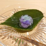 銀座 しのはら - 紫陽花の錦玉