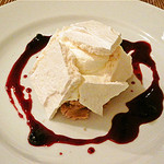OGINO organic Restaurant - さかさまモンブラン ブルーベリーソース