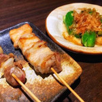 博多野菜巻き串焼き ここにこんね - 