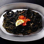 Very popular squid ink pasta