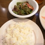 伍月ノ櫻 - サラダとライス