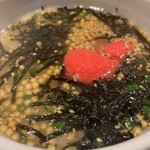 中華麺 遊光房 - スープ茶漬け（明太子）