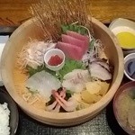 Shin kai - お刺身桶盛り定食　850円