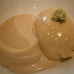 スゥリル - 相方のデザート　ほうじ茶のブランマンジェとアイスクリーム
