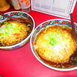 青葉苑 - ２人の天津麺　５００円（税込）【２０１９年８月】