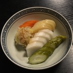 うなぎ赤垣 - 上新香260円