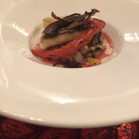 とれふる - 甘鯛のポワレ 
                    ビーツと茗荷のオイルソース