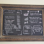 ミツバチガーデン カフェ - 黒板メニュー