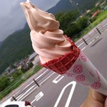 Michi No Eki Kashimo - トマトソフトクリーム　350円