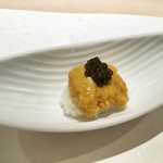 すし尽誠 - うにキャビア