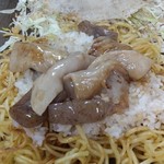 Okonomiyaki Hirano - ３　牛すじとこんにゃく投入。