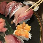 大漁寿司 むさし - デカネタ寿司です。