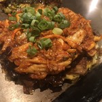 Teppanyaki Sakaba Hafuu - キムチのお好み焼き