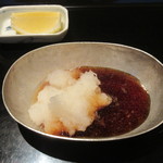 にい留 - 天つゆにたっぷりと大根おろし