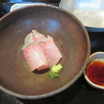 にい留 - 縞鯵 造り