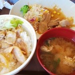 すき家 - 豚生姜焼き朝食400円