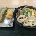 Hanamaru Udon - 塩豚おろしぶっかけ、天ぷら