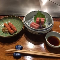 人形町今半 本店 - 大トロにウインナー焼