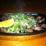 趙家  - 若鶏の鉄板砂肝
