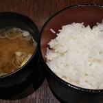 Sutekihausu Iseya - ご飯&味噌汁