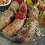 ソーセージパーティ - 自家製ソーセージ3本盛り合わせ