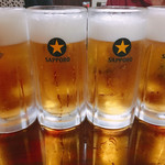 味楽苑 - サッポロ生ビール 540円