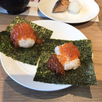 ハコダテ 海峡の風 - イクラの炙りめし（朝食バイキング）