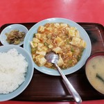 幸楽 - 麻婆豆腐定食￥830