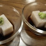 石臼挽き手打ち蕎麦 こまめ - 蕎麦豆腐(お通し)