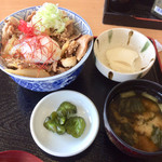 Michino Eki Nishine Resutoran - 杜仲茶豚丼 税込780円