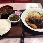 太陽堂 - 味噌カツランチ  650円