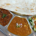 シャルマ - ランチ（ナスキーマ＆山いもカレー）