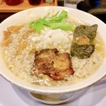 らーめん 鯉次 - 炙り背脂塩ら〜めん