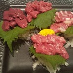 本格馬肉料理 ゆい - 馬刺４種