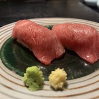 雪月花 ながら - 近江牛ハネシタ炙り握り