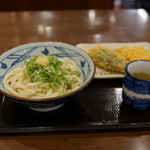 Marugame Seimen - ぶっかけ並み+かぼちゃ/茄子天