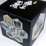 카메노코 센베이 혼포 오오나미 우에노하시점 - 5個入りの箱　デザインgood！