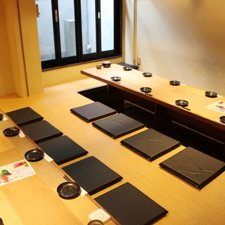 掘りごたつ席完備！落ちついた雰囲気でご宴会をどうぞ
