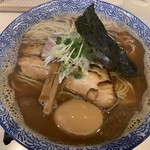 らぁ麺や 一晃亭 - 追い煮干し中華 ¥700 ＋煮卵¥100 （大盛り無料）