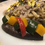 饗 くろ喜 - ナス、ズッキーニ等夏野菜の煮びたし