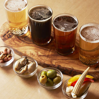 We offer seasonal craft beer